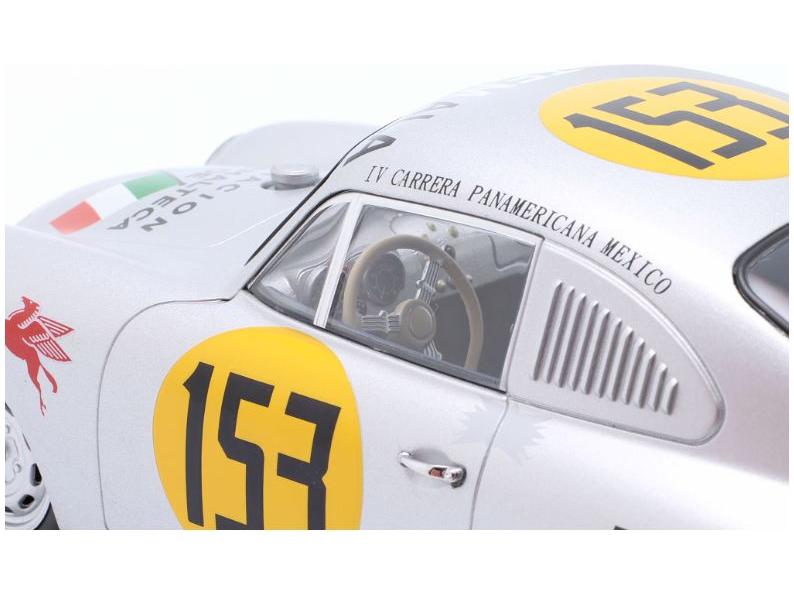 Porsche 356 SL #153 Carrera Panamericana 1953 Contreras/Alfonso 1:18 Scale Werk83 Diecast Model Car-Werk83-Diecast Model Centre