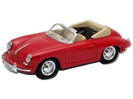 Porsche 356B 1958 Red 1:24 Scale Diecast Car – Welly-Welly-Diecast Model Centre