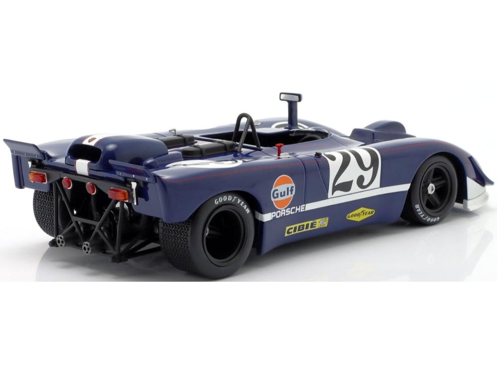Porsche 908/02 Camera Car #29 9th 24h Le Mans 1970 Linge Williams 1:18 Scale Diecast Car – Werk83-Werk83-Diecast Model Centre