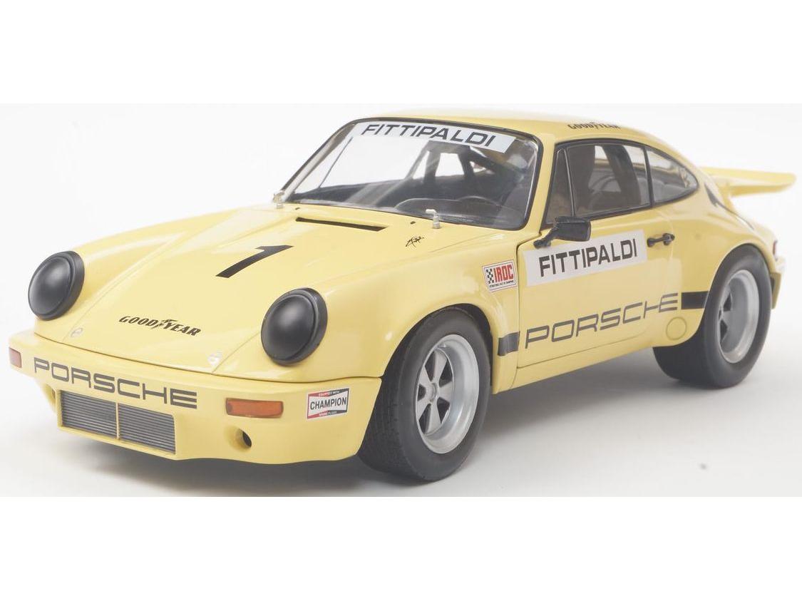 Porsche 911 #1 IROC Fitiipaldi 1974 1:18 Scale Solido Diecast Model-Solido-Diecast Model Centre