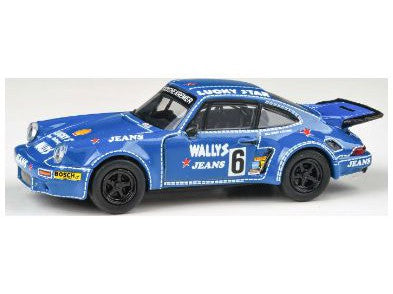 Porsche 911 3.0 RSR Wally's Jeans #6 1974 - 1:64 Scale Model Car-Paragon-Diecast Model Centre