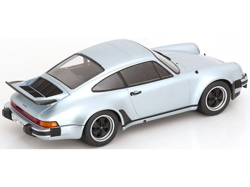 Porsche 911 (930) Turbo 3.0 1976 Polar Silver 1:18 Scale Diecast Car – KK Scale-KK Scale-Diecast Model Centre