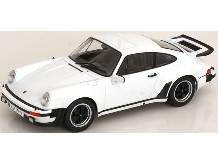 Porsche 911 (930) Turbo 3.0 1976 White 1:18 Scale Diecast Car – KK Scale-KK Scale-Diecast Model Centre
