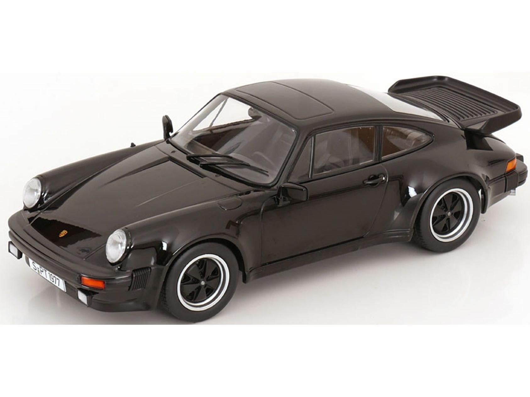 Porsche 911 (930) Turbo 3.3 1977 Black 1:18 Scale KK Scale Diecast Model Car-KK Scale-Diecast Model Centre