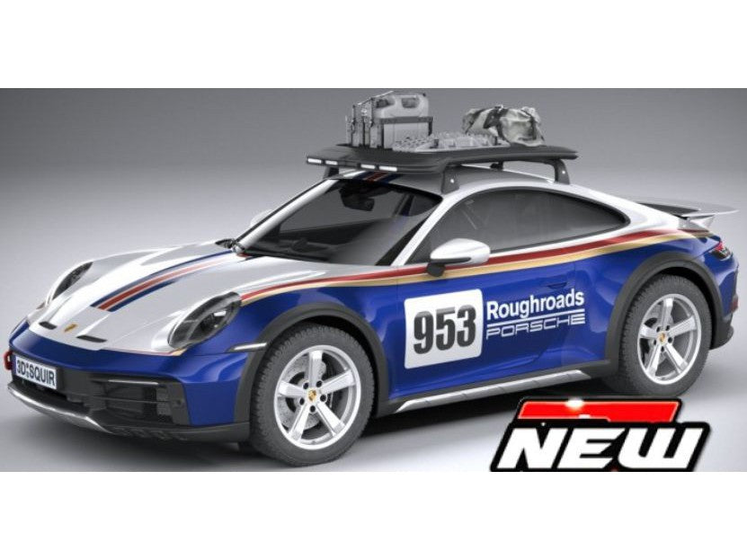 Porsche 911 #953 Dakar Rally 2023 - 1:24 Scale Diecast Model Car-Bburago-Diecast Model Centre