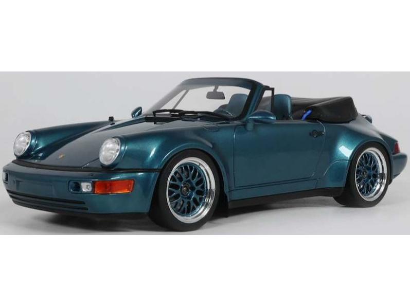 Porsche 911 (964) America GS Turquoise Blue 1993 1:18 Scale Resin Car – GT Spirit-GT Spirit-Diecast Model Centre