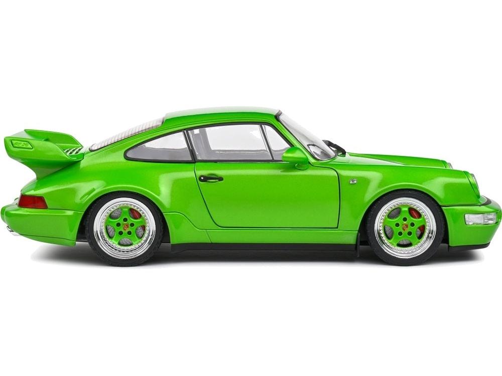 Porsche 911 (964) Carrera 3.8 RS Green Metallic 1990 1:18 Scale Diecast Model Car – Solido-Solido-Diecast Model Centre