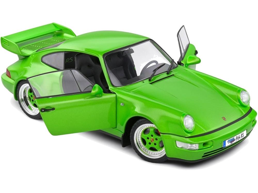Porsche 911 (964) Carrera 3.8 RS Green Metallic 1990 1:18 Scale Diecast Model Car – Solido-Solido-Diecast Model Centre