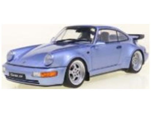 Porsche 911 (964) Turbo 1990 blue - 1:18 Scale Diecast Model Car-Solido-Diecast Model Centre