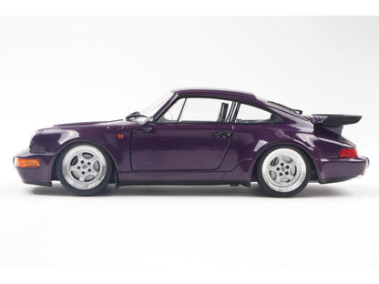 Porsche 911 (964) Turbo Violet Blue 1:18 Scale Solido Diecast Model Car-Solido-Diecast Model Centre
