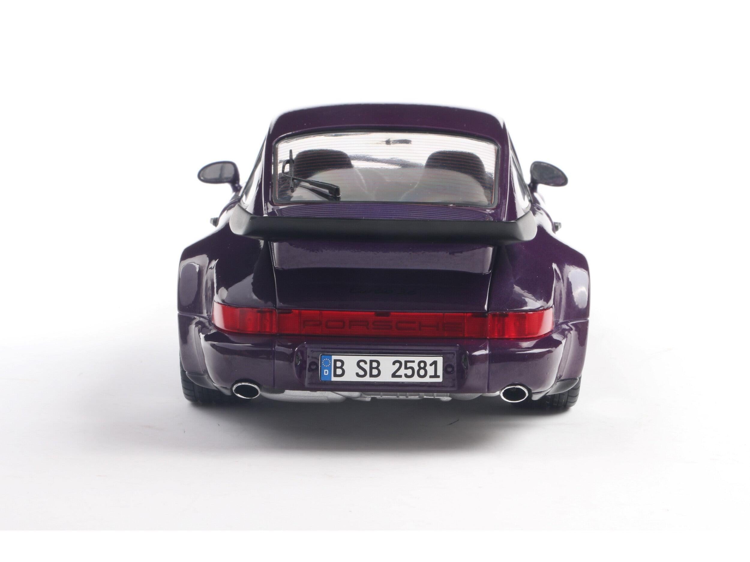 Porsche 911 (964) Turbo Violet Blue 1:18 Scale Solido Diecast Model Car-Solido-Diecast Model Centre