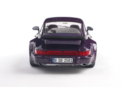 Porsche 911 (964) Turbo Violet Blue 1:18 Scale Solido Diecast Model Car-Solido-Diecast Model Centre
