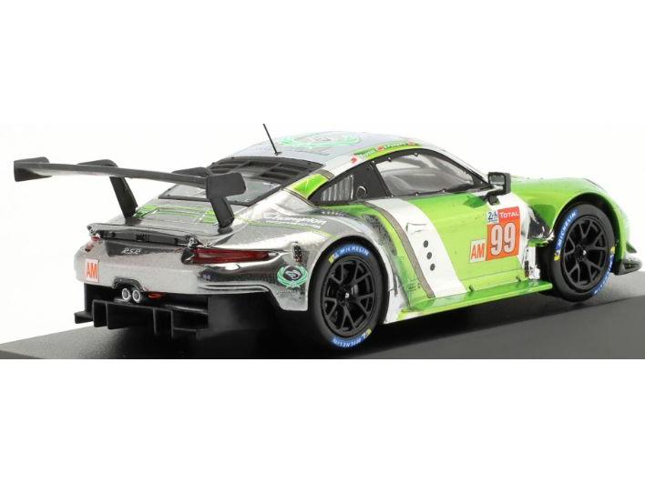 Porsche 911 #99 RSR Proton Competition 24h Le Mans 2018 P. Long/T. Pappas/S. Pumpelly 1:43 Scale IXO Diecast Model Car-IXO-Diecast Model Centre