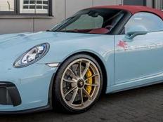 Porsche 911 (991.2) Speedster 2019 Meissen Blue 1:18 Scale GT Spirit Resin Model Car-GT Spirit-Diecast Model Centre