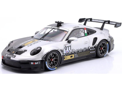 Porsche 911 (992) GT3 Cup Porsche Supercup Imola 2022 #911 Jorge Lorenzo 1:18 Scale Diecast Model Car – IXO-IXO-Diecast Model Centre