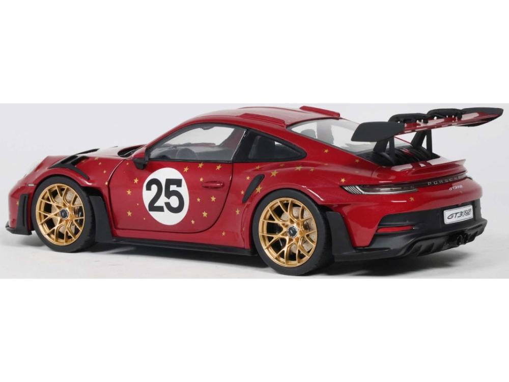 Porsche 911 (992) GT3 RS Christmas Edition #25 Red 2026 1:18 Scale Diecast Model Car – Solido-Solido-Diecast Model Centre