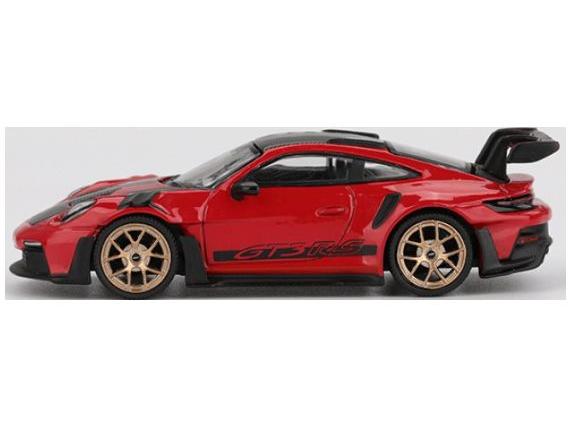Porsche 911 (992) GT3 RS Weissach Package Guards Red (LHD) 1:64 Scale Diecast Model Car – MINI GT-MINI GT-Diecast Model Centre