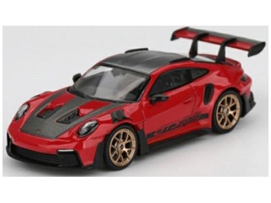 Porsche 911 (992) GT3 RS Weissach Package Guards Red (LHD) 1:64 Scale Diecast Model Car – MINI GT-MINI GT-Diecast Model Centre