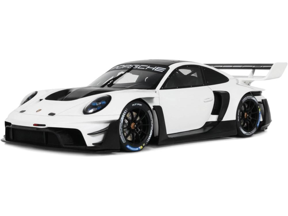 Porsche 911 (992.1) GT3 R Rennsport White 2023 1:18 Scale Resin Model Car – GT Spirit-GT Spirit-Diecast Model Centre