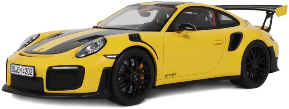 Porsche 911 [992.1] GTS2 RS Nurburgring Lap Record Yellow 2017 1:18 Scale GT Spirit Resin Model Car-GT Spirit-Diecast Model Centre