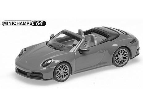 Porsche 911 (992.2) Carrera Cabriolet White 2025 1:64 Scale Diecast Car – Minichamps-Minichamps-Diecast Model Centre