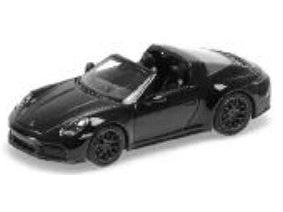 Porsche 911 (992.2) Targa 4 GTS 2025 Blue Metallic 1:64 Scale Diecast Car – Minichamps-Minichamps-Diecast Model Centre