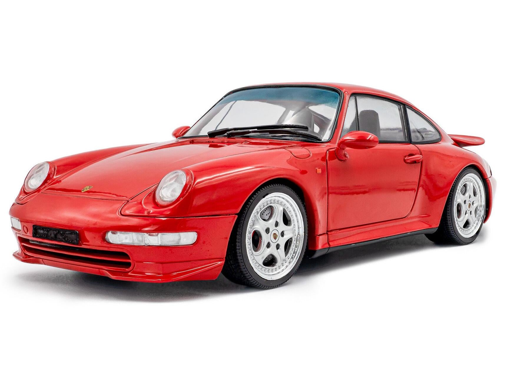 Porsche 911 (993) Carrera RS 1997 Indischrot 1:18 Scale Solido Diecast Model-Solido-Diecast Model Centre