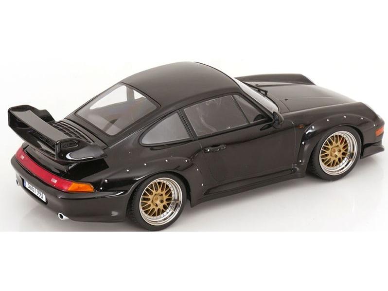 Porsche 911 (993) GT2 1996 BBS Rims Black 1:18 Scale Diecast Model Car – KK Scale-KK Scale-Diecast Model Centre