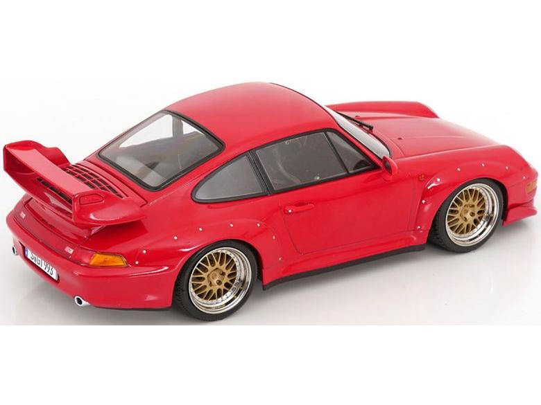 Porsche 911 (993) GT2 1996 BBS Rims Red 1:18 Scale Diecast Model Car – KK Scale-KK Scale-Diecast Model Centre