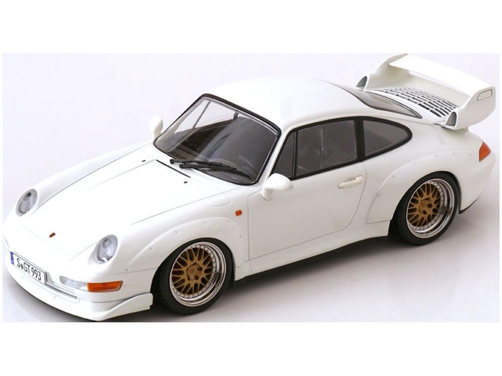 Porsche 911 (993) GT2 1996 BBS Rims White 1:18 Scale KK Scale Diecast Model Car-KK Scale-Diecast Model Centre