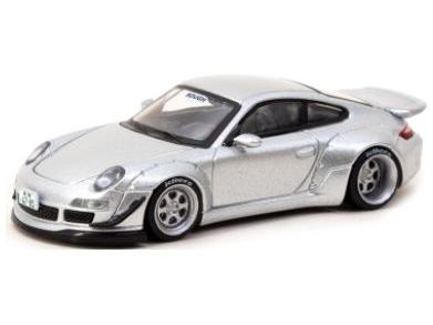 Porsche 911 (997) RWB Silver Abu Dhabi 1:64 Scale Tarmac Works Diecast Model-Tarmac Works-Diecast Model Centre