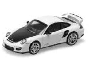 Porsche 911 (997.2) GT2 RS 2010 Silver w/Gold Wheels 1:64 Scale Diecast Car – Minichamps-Minichamps-Diecast Model Centre