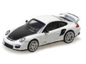 Porsche 911 (997.2) GT2 RS 2010 White w/Silver Wheels 1:64 Scale Diecast Car – Minichamps-Minichamps-Diecast Model Centre