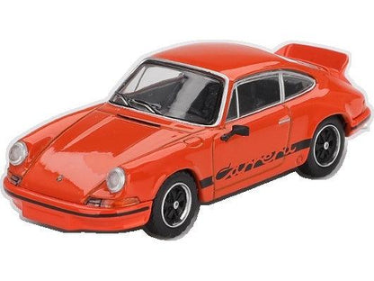 Porsche 911 Carrera RS 2.7 Tangerine w/Black Livery (LHD) 1:64 Scale Diecast Model Car – MINI GT-MINI GT-Diecast Model Centre