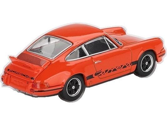 Porsche 911 Carrera RS 2.7 Tangerine w/Black Livery (LHD) Blister Packaging 1:64 Scale Diecast Model Car – MINI GT-MINI GT-Diecast Model Centre