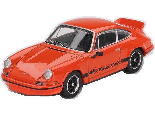 Porsche 911 Carrera RS 2.7 Tangerine w/Black Livery (LHD) Blister Packaging 1:64 Scale Diecast Model Car – MINI GT-MINI GT-Diecast Model Centre
