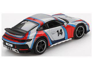 Porsche 911 Dakar Ice Grey Metallic Rally 1974 - 1:64 Scale Model Car-MINI GT-Diecast Model Centre