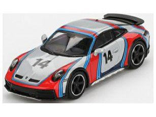 Porsche 911 Dakar Ice Grey Metallic Rally 1974 - 1:64 Scale Model Car-MINI GT-Diecast Model Centre