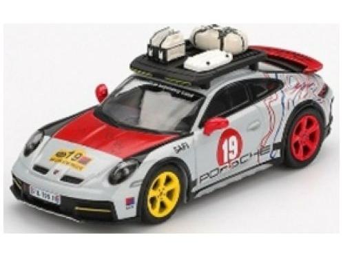 Porsche 911 Dakar Uncle Rally (LHD) Blister Packaging 1:64 Scale MINI GT Diecast Model Car-MINI GT-Diecast Model Centre