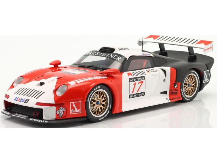 Porsche 911 GT1 #17 8th FIA GT Championship Nurburgring 1997 1:18 Scale Werk83 Diecast Model Car-Werk83-Diecast Model Centre