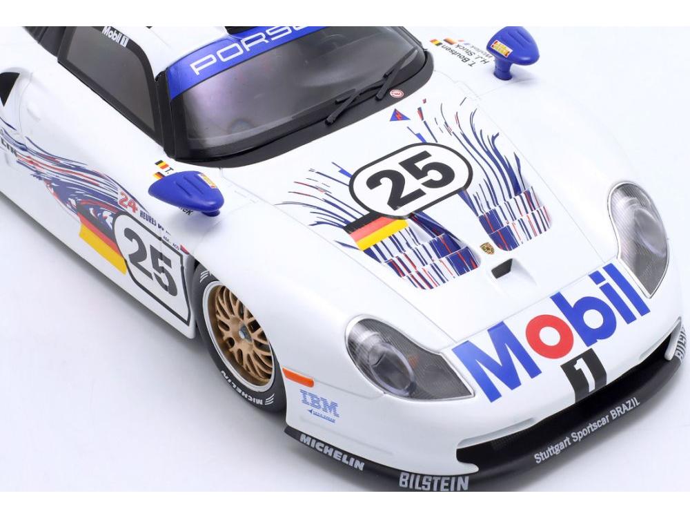 Porsche 911 GT1 #25 24H Le Mans 1997 Stuck/Boutsen/Wollek 1:18 Scale Werk83 Diecast Model Car-Werk83-Diecast Model Centre