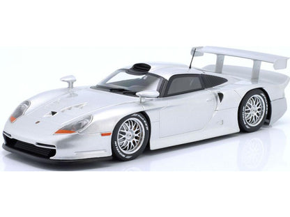 Porsche 911 GT1 Street Version 1997 Silver 1:18 Scale Werk83 Diecast Model Car-Werk83-Diecast Model Centre