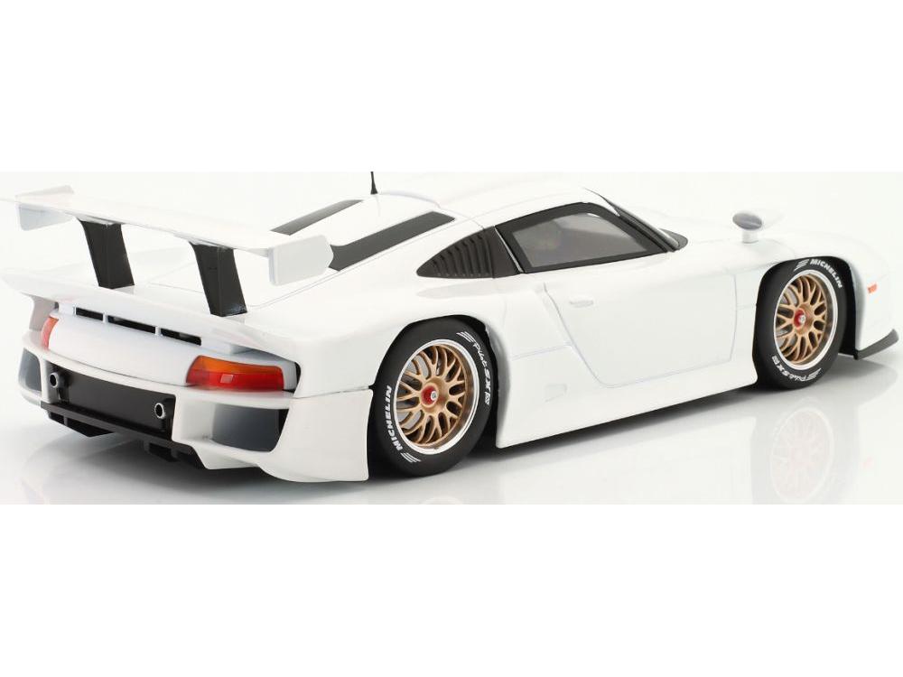 Porsche 911 GT1 Street Version Plain Body Edition 1997 White 1:18 Scale Werk83 Diecast Model Car-Werk83-Diecast Model Centre