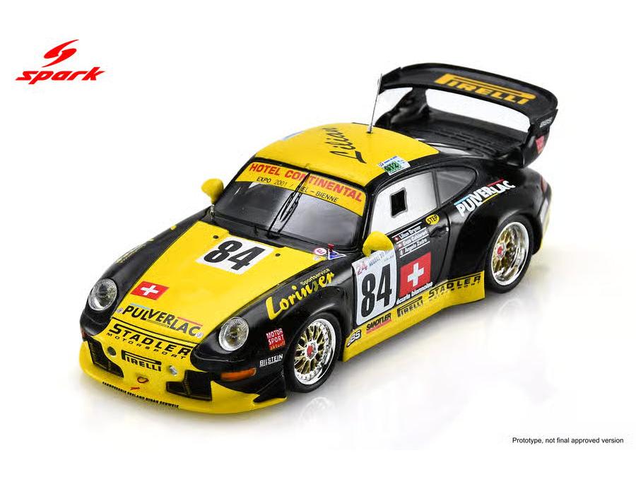 Porsche 911 GT2 #84 Le Mans 24H 1997 E Calderari/L Bryner/A Zadra 1:43 Scale Resin Car – Spark-Spark-Diecast Model Centre