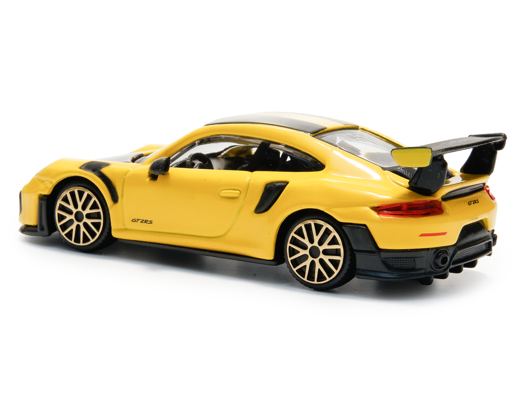 Porsche 911 GT2 RS yellow 1:43 Scale Toy Car