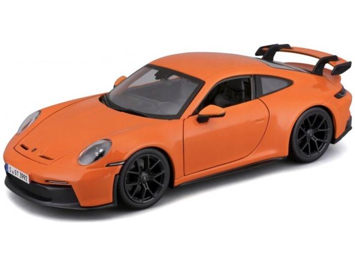 Porsche 911 GT3 2021 Orange 1:24 Scale Bburago Diecast Model Car