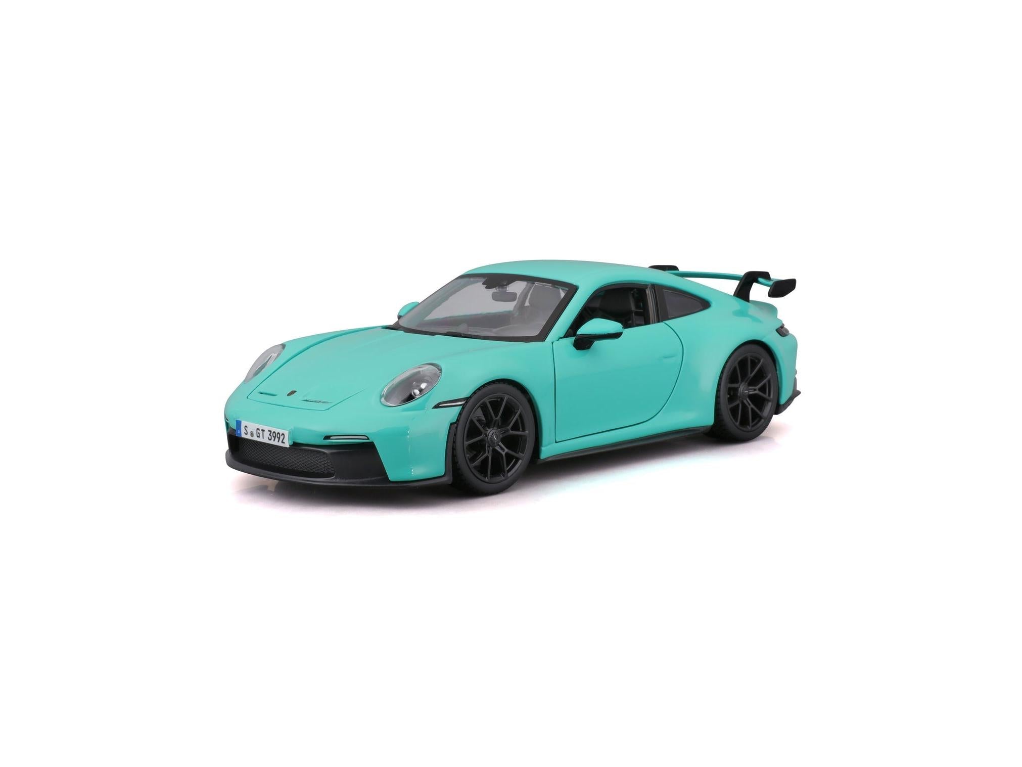 Porsche 911 GT3 2021 Turquoise 1:24 Scale Bburago Diecast Model