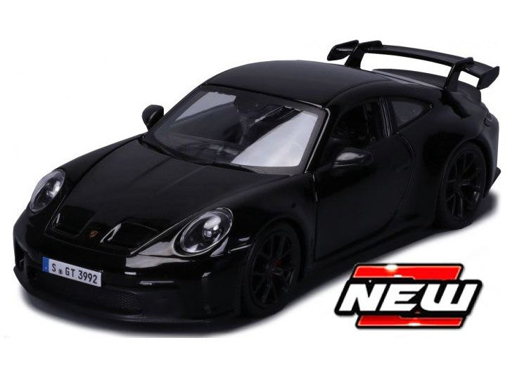 Porsche 911 GT3 2021 black - 1:24 Scale Diecast Model Car-Bburago-Diecast Model Centre