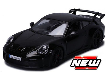 Porsche 911 GT3 2021 black 1:24 Scale Model Car