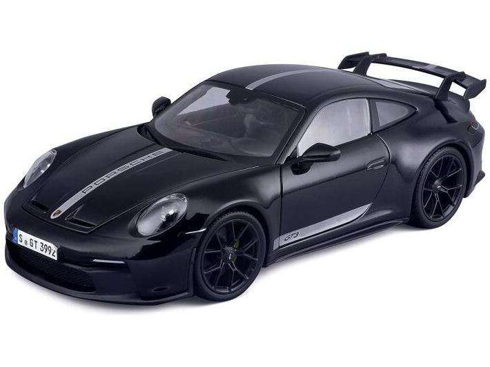 Porsche 911 GT3 2022 Black 1:18 Scale Maisto Diecast Toy Car-Maisto-Diecast Model Centre